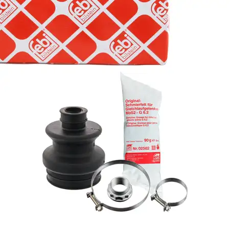 febi Achsmanschette Satz f&uuml;r MERCEDES C-Klasse W202 E-Klasse S124 W201 hinten radseitig