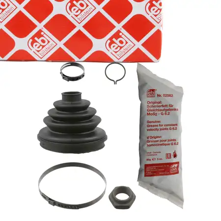 febi 08474 Achsmanschette Satz f&uuml;r AUDI 100 C2 C3 200 Quattro vorne radseitig 443498203A