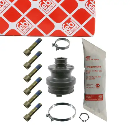 febi 08479 Achsmanschette Satz f&uuml;r MERCEDES S-KLASSE W126 C126 R107 hinten getriebeseitig