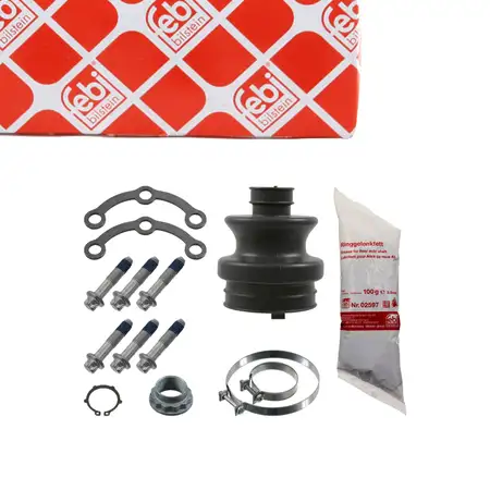 febi Achsmanschette Satz f&uuml;r MERCEDES C-Klasse W202 E-Klasse W124 hinten getriebeseitig