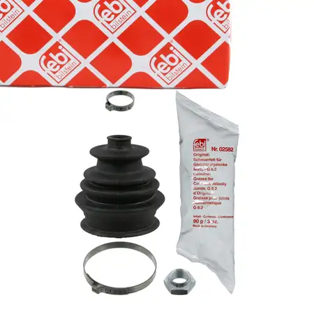 febi 08302 Achsmanschette Satz f&uuml;r VW Polo 2 86/C Derby AUDI 50 vorne radseitig 861498203