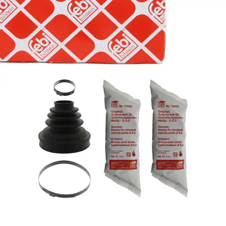 febi Achsmanschette Satz f&uuml;r CITROEN C4 1 2 C5 3 PEUGEOT 308 407 DS4 vorne getriebeseitig