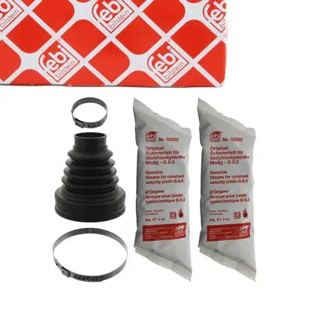 febi Achsmanschette Satz f&uuml;r OPEL Zafira TOYOTA PEUGEOT 206 308 1 2 508 CITROEN C3 2 3 DS3