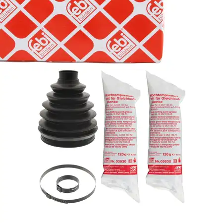 febi 100422 Achsmanschette Satz f&uuml;r VW Transporter T5 AUDI 4LB vorne radseitig 7H0498203A