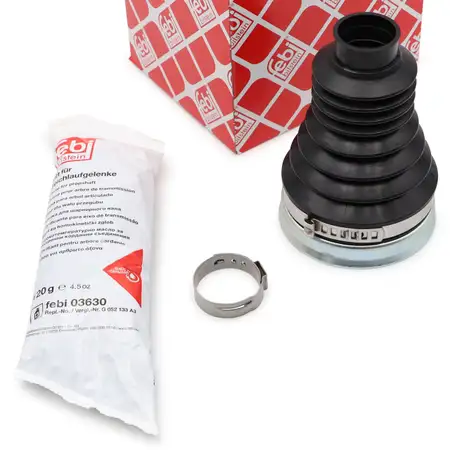 febi Achsmanschette Satz f&uuml;r MERCEDES C-Klasse W203 S203 W211 S211 vorne getriebeseitig