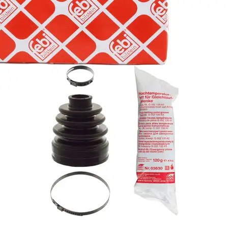 febi Achsmanschette Satz f&uuml;r NISSAN Qashqai/Qashqai +2 vorne getriebeseitig C9741-JA00A