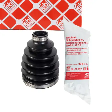 febi Achsmanschette Satz f&uuml;r MERCEDES W176 W246 CLA C117 X117 GLA X156 vorne radseitig