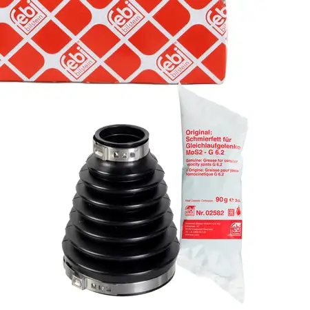 febi Achsmanschette Satz Antriebswelle f&uuml;r MERCEDES W176 X156 C117 vorne getriebeseitig