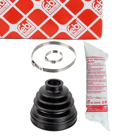 febi Achsmanschette Satz f&uuml;r PEUGEOT Boxer CITROEN Jumper FIAT Ducato vorne getriebeseitig