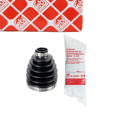 febi Axle Boot Set for RENAULT Clio 3 and Twingo 2 Modus/Grand Modus (front, wheel side)