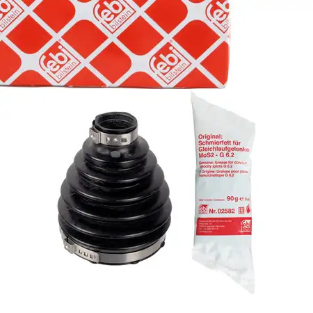 febi Achsmanschette Satz f&uuml;r BMW 1er F40 F45 F48 F39 MINI F55 F56 vorne rechts radseitig