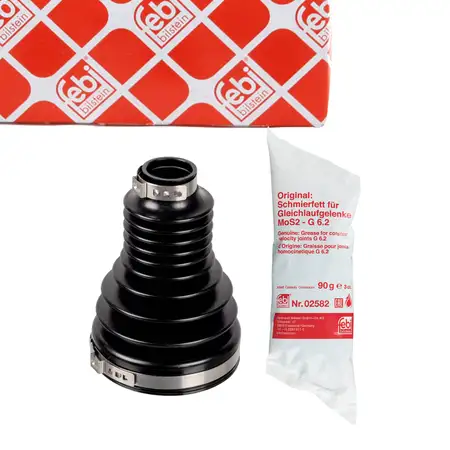 febi Achsmanschette Satz f&uuml;r BMW 3er G20 G21 5er G30 G31 4er G22 6er vorne getriebeseitig