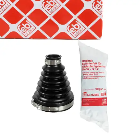 febi Achsmanschette Satz f&uuml;r VW Polo 6 AUDI A1 SEAT Arona SKODA Fabia vorne getriebeseitig