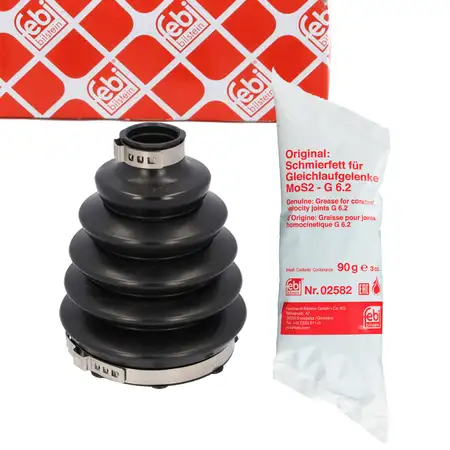 febi Achsmanschette Satz f&uuml;r LANCIA Delta 3 1.4/1.6 ALFA Brera Spider 2.2 vorne radseitig