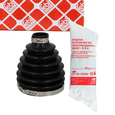 febi Achsmanschette Satz f&uuml;r FORD Focus 4 C-Max 2 Fiesta 7 Transit vorne links radseitig