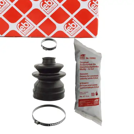 febi Front Drive Shaft Boot Kit for NISSAN Sunny 1, 2, 3, Almera 1, Cherry 3 (front, transmission side)