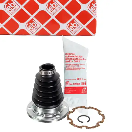 febi Achsmanschette Satz Antriebswelle f&uuml;r AUDI A3 8Y 8U SEAT Leon 5F vorne getriebeseitig
