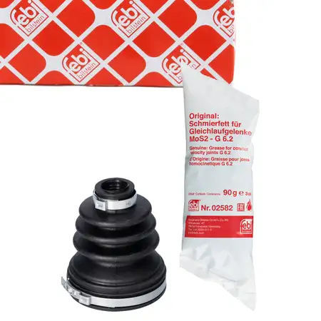 febi Achsmanschette Satz Antriebswelle f&uuml;r PEUGEOT 1 3008 DS5 DS7 hinten getriebeseitig