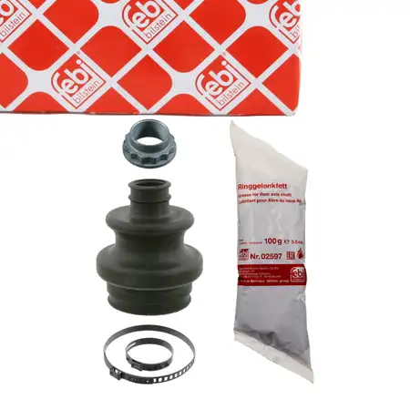 febi Achsmanschette Satz f&uuml;r MERCEDES W203 S203 W210 S210 W124 R129 R170 hinten radseitig