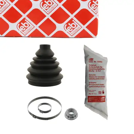 febi Achsmanschette Satz f&uuml;r VW Golf 6 7 Tiguan AUDI 8L SEAT Leon Ibiza 3 vorne radseitig
