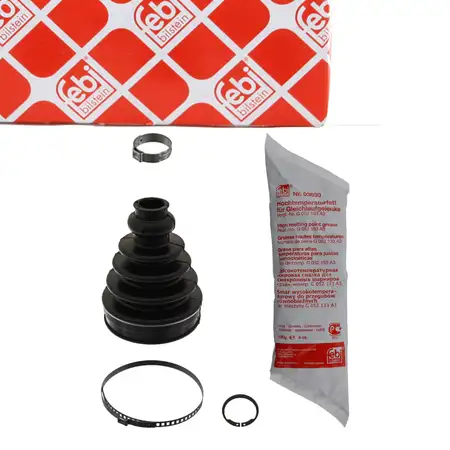 febi 38339 Achsmanschette Satz f&uuml;r VW Golf 4 SEAT 8L Alhambra 7V AUDI vorne getriebeseitig