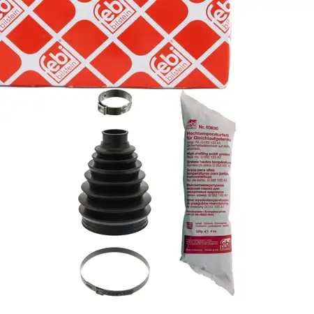 febi Achsmanschette Satz f&uuml;r DACIA Duster RENAULT Clio 4 Megane 3 Kangoo vorne radseitig