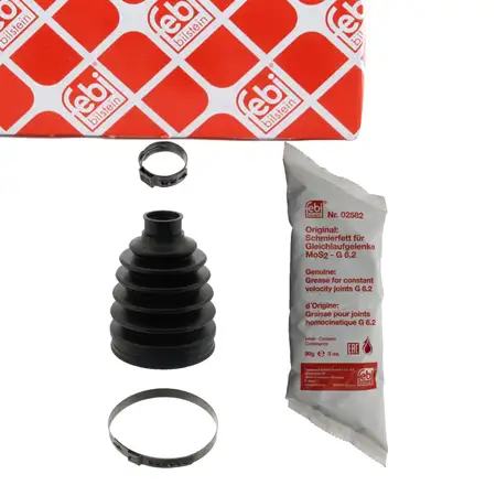 febi 48809 Achsmanschette Satz f&uuml;r RENAULT Clio 3 Twingo 2 CITROEN C3 2 DS3 SUZUKI Ignis 2