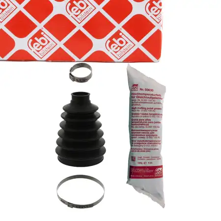 febi Achsmanschette Faltenbalgsatz Satz f&uuml;r RENAULT Megane 2 vorne radseitig 7701209252