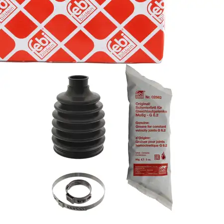 febi Achsmanschette Satz Faltenbalgsatz f&uuml;r FORD Fiesta 6 MK6 vorne radseitig 1539190