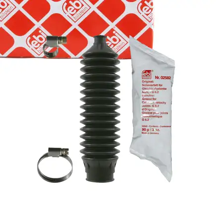 febi 03307 Faltenbalgsatz Lenkmanschette Spurstange f&uuml;r FORD Escort 4 5 6 Fiesta 3 4 vorne
