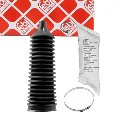 febi Faltenbalgsatz Lenkmanschette Spurstange f&uuml;r FORD Transit T__ E__ mit Servo vorne