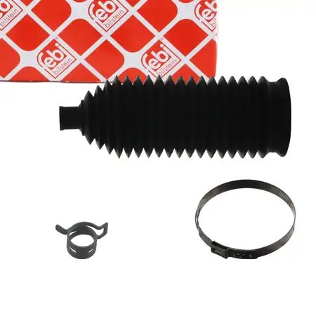 febi 38907 Faltenbalgsatz Lenkmanschette Spurstange f&uuml;r CITROEN C2 C3 PEUGEOT 1007 vorne