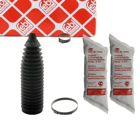 febi Faltenbalgsatz Lenkmanschette Spurstange f&uuml;r OPEL Insignia A SAAB 9-5 YS3G vorne