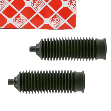 2x febi 21959 Spurstange Lenkmanschette f&uuml;r FORD Focus 1 Escort 5 6 Ranger vorne 6182818