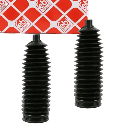 2x febi 22925 Spurstange Lenkmanschette Faltenbalg f&uuml;r FORD Fiesta 5 Mk5 vorne 4330628