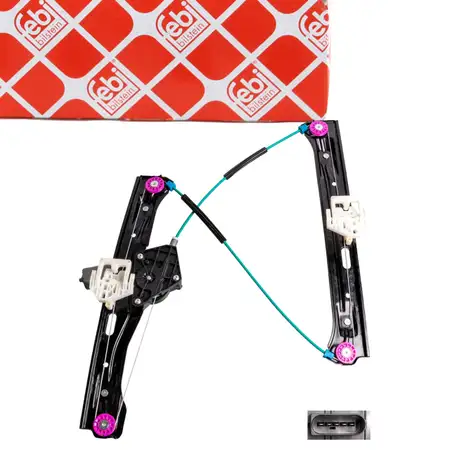 febi 176395 Fensterheber ELEKTRISCH ohne Elektromotor f&uuml;r BMW 1er vorne links 51337281881