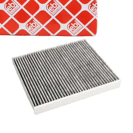febi 104811 Cabin Air Filter (Activated Carbon Filter) for VW Polo 6, Taigo, Audi, SEAT Arona, Ibiza 5