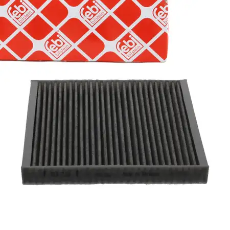febi 37788 Innenraumfilter Aktivkohlefilter f&uuml;r SMART ForTwo Coupe Cabrio 451 4518300018