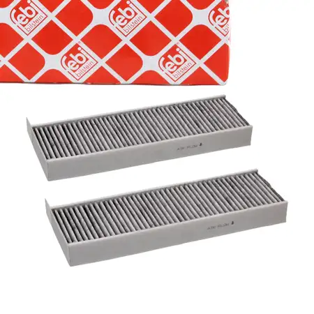 febi 48474 Innenraumfilter Aktivkohlefilter Satz f&uuml;r CITROEN C4 Grand/Picasso 2 9807746480