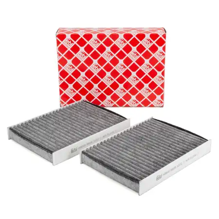 febi Innenraumfilter Aktivkohlefilter Satz f&uuml;r BMW 5er G30 G31 X5 G05 X6 G06 G32 X7 G07