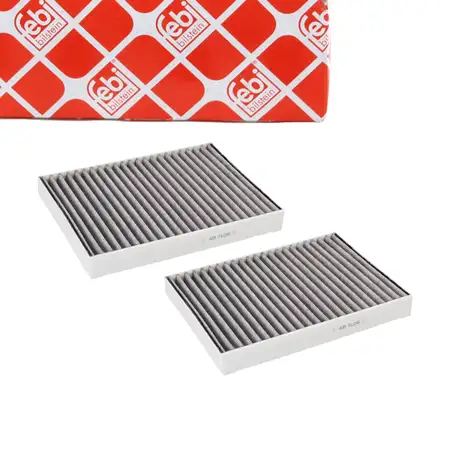 FEBI 12264 Innenraumfilter Aktivkohlefilter Satz BMW 5er E39 / Touring 64312207985