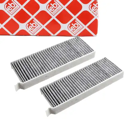2x febi 183545 Innenraumfilter Aktivkohlefilter f&uuml;r CITROEN C5 10 ND_ NC_ YL01884080