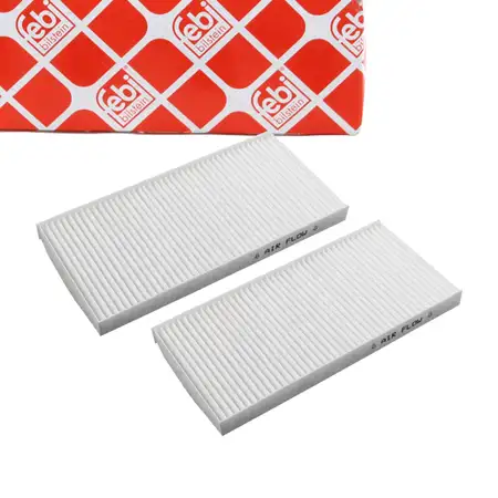 2x febi 184406 Innenraumfilter Pollenfilter f&uuml;r KIA Sorento 1 JC 08.2002-12.2011