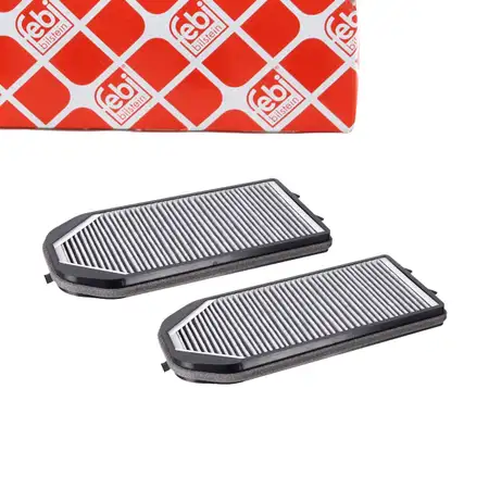 FEBI 18877 Innenraumfilter Aktivkohlefilter Microfilter Satz BMW 7er E38 64319272810