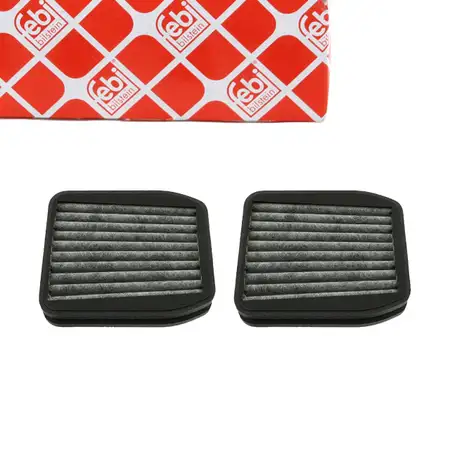 febi 28191 Innenraumfilter Aktivkohlefilter Satz f&uuml;r MERCEDES E-Klasse W211 S211 VF211