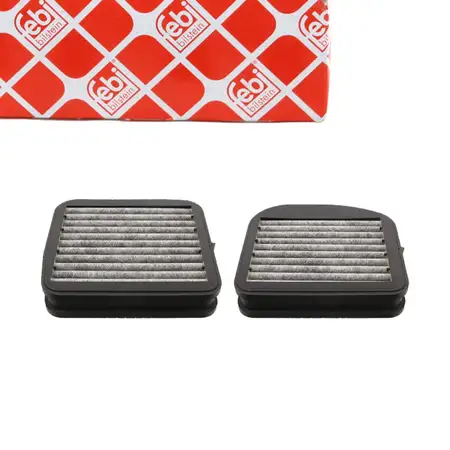 febi Cabin Air Filter and Activated Carbon Filter Set for Mercedes E-Class W210, S210, and S-Class W220