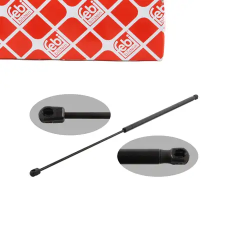 febi Hood Damper, Gas Spring Damper for AUDI A4 B8, A5 8T, 8F (Left Side) 8T0823359
