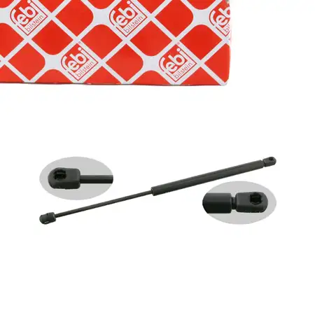 febi 27649 Tailgate Damper, Gas Spring, Gas-Pressure Damper for OPEL Vectra A 132715