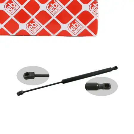 febi 27674 Heckklappend&auml;mpfer Gasfeder D&auml;mpfer Heckklappe f&uuml;r AUDI Allroad 4BH 4B9827552N