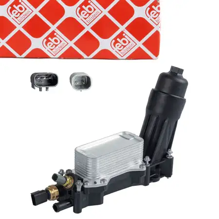 febi 109170 &Ouml;lk&uuml;hler + &Ouml;lfilter + Geh&auml;use f&uuml;r CHRYSLER Grand Voyager 5 RT 3.6 ab 09.2013